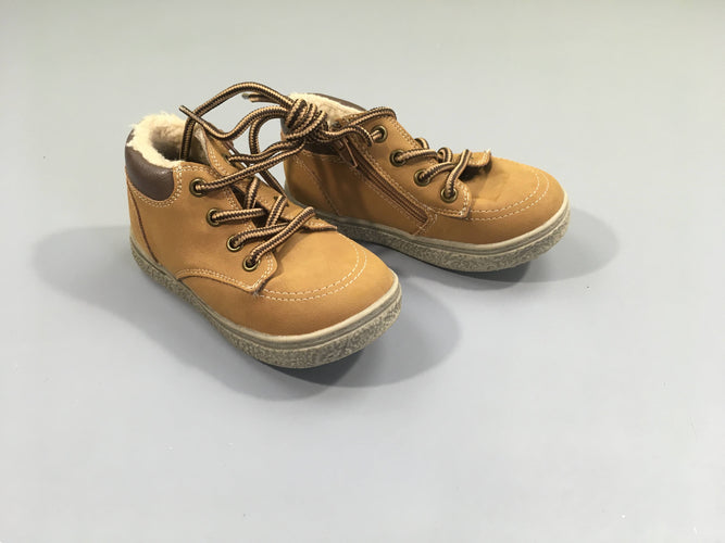 NEUF Bottines camel fourrées Sprox, 24, moins cher chez Petit Kiwi