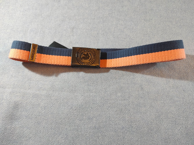 Ceinture bleue- orange  T 128, moins cher chez Petit Kiwi