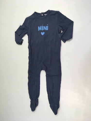 Pyjama jersey bleu foncé MINI, moins cher chez Petit Kiwi