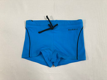 Maillot boxer bleu, arrière coloré