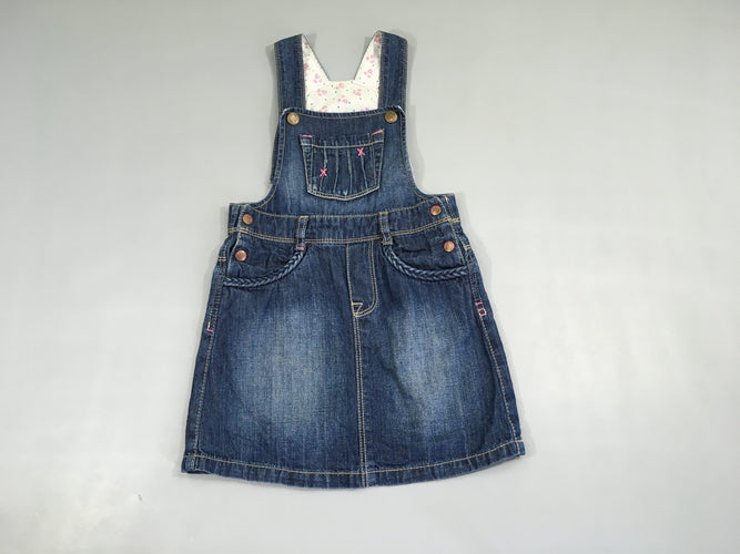 Robe Salopette jean, moins cher chez Petit Kiwi