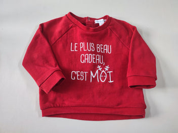 Sweat rouge de Noël 