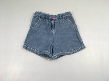 Short en jean revers