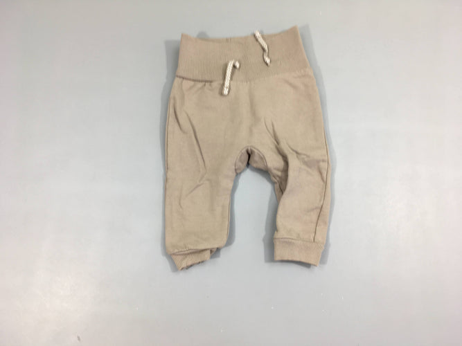 Pantalon de training beige/gris, moins cher chez Petit Kiwi