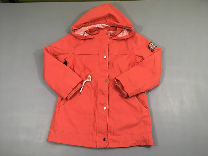 Veste zippée corail cordons à capuche, moins cher chez Petit Kiwi