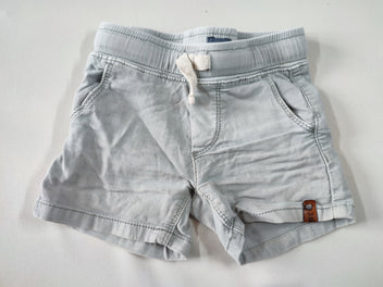 Short gris cordon beige