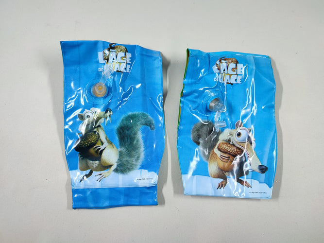 Brassards bleu Age de glace, moins cher chez Petit Kiwi