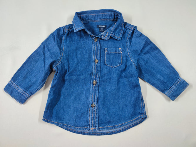 Chemise m.l en jeans, moins cher chez Petit Kiwi