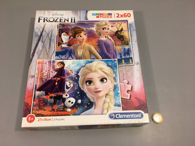 Puzzle Frozen II 2x60 pcs Complet, moins cher chez Petit Kiwi