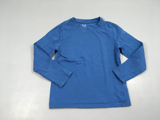 T-shirt m.l bleu, 100% coton, moins cher chez Petit Kiwi