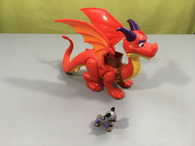 Figurines Pat Patrouille Sparks Le dragon et Claw rescue knights, moins cher chez Petit Kiwi