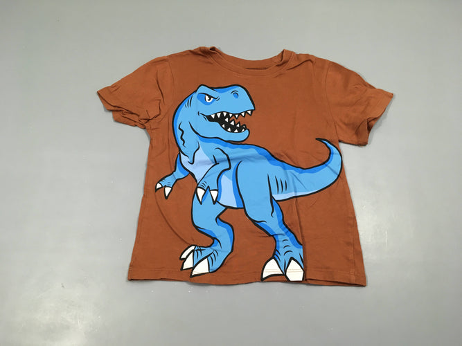 T-shirt m.c brun dino, moins cher chez Petit Kiwi