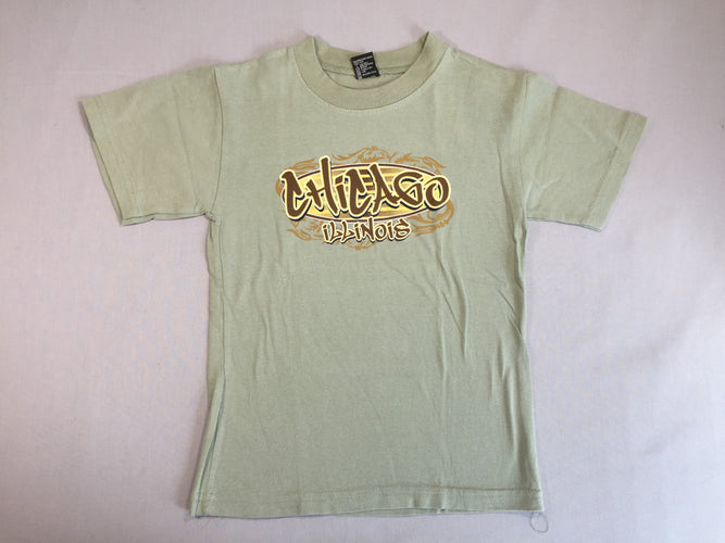 T-shirt m.c gris/vert Chicago - taille M, moins cher chez Petit Kiwi