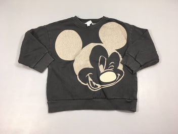 Sweat gris foncé Mickey