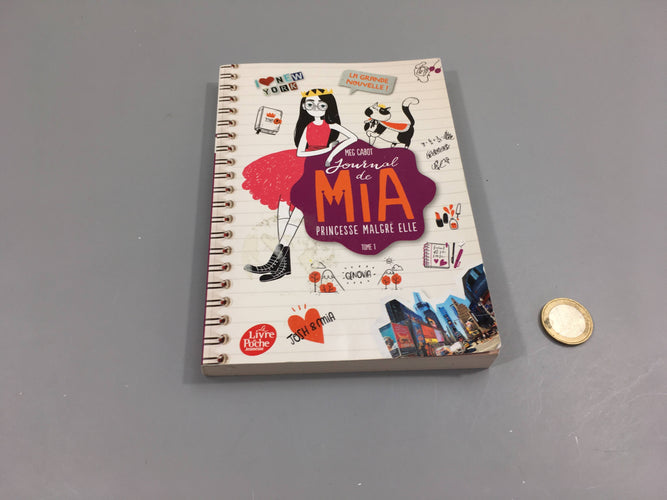 1-Journal de Mia-Princesse malgré elle, moins cher chez Petit Kiwi