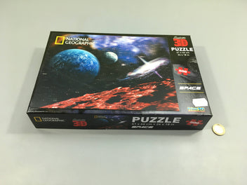 Space-Puzzle Super 3D-500pcs-Complet-National géographique