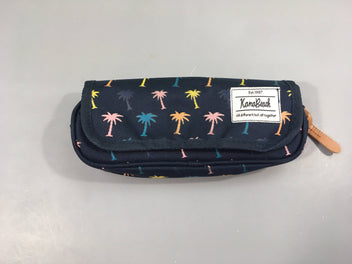 Trousse bleu foncé Kanabeach Palmier