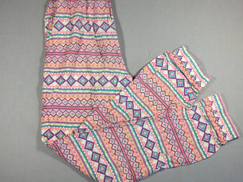 Pantalon jersey - motifs géométriques colorés