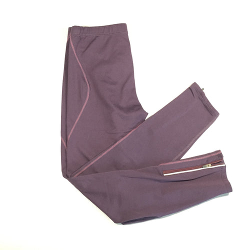 Legging de sport aubergine, moins cher chez Petit Kiwi