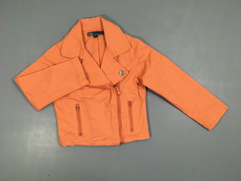 Veste légère orange style perfecto