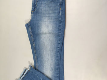 Jeans effet effiloché bas 30