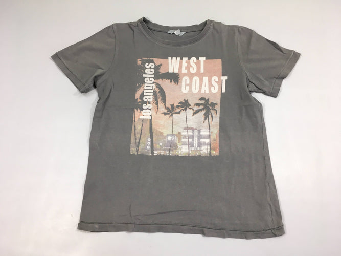 T-shirt m.c gris West, moins cher chez Petit Kiwi