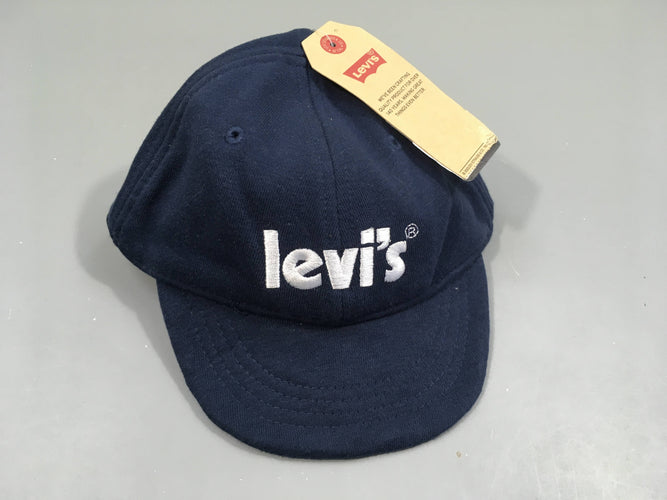 NEUF casquette molleton bleu marine, moins cher chez Petit Kiwi