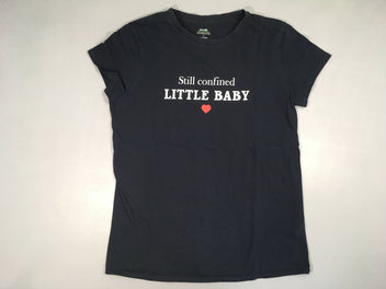 T-shirt m.c bleu foncé Little Baby