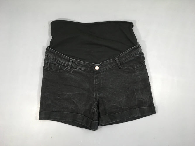 Short denim noir, moins cher chez Petit Kiwi