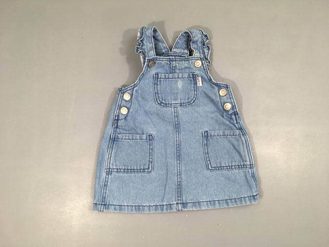 Robe Salopette jean, moins cher chez Petit Kiwi