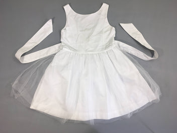Robe s.m blanche tulle