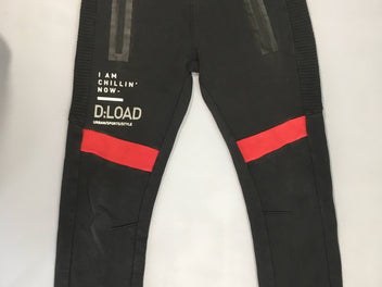 Pantalon de training noir D-load zips
