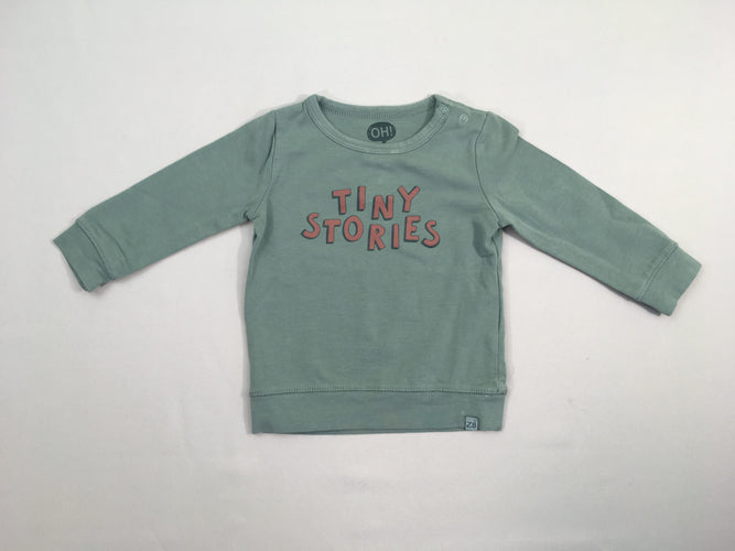 T-shirt m.l kaki tiny stories, moins cher chez Petit Kiwi