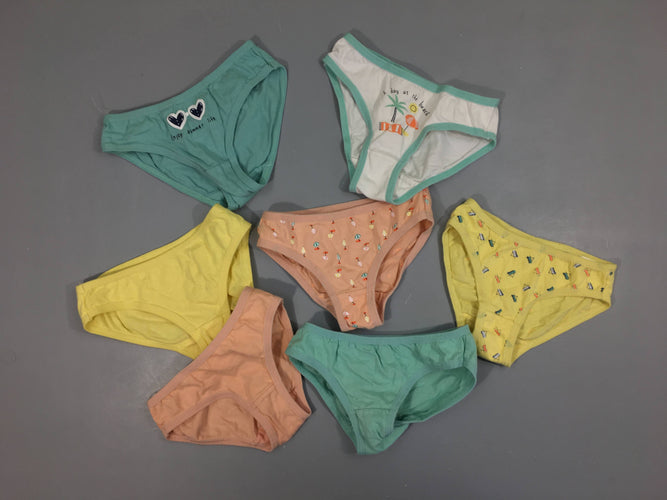 7 culottes multicolores Summer, moins cher chez Petit Kiwi