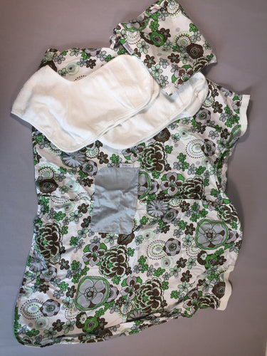 Simply good - Cape d'allaitement nursing cover duo - tons verts et bruns, moins cher chez Petit Kiwi