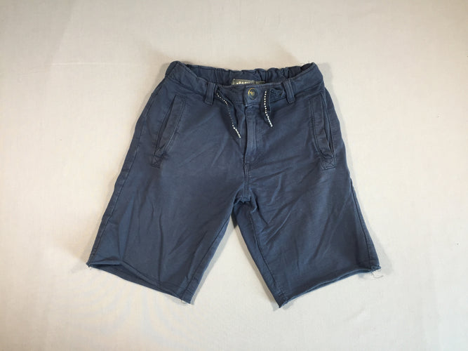 Short bleu marine en molleton, moins cher chez Petit Kiwi