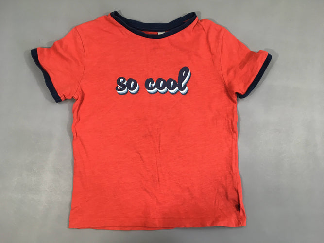 T-shirt m.c rouge flammé  So coll, moins cher chez Petit Kiwi