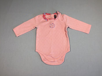 Body ml vieux rose - petit col