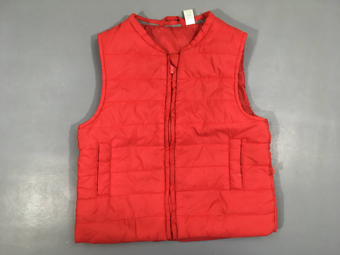 Bodywarmer rouge, moins cher chez Petit Kiwi