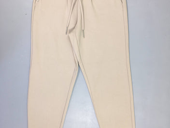 Pantalon souple chino beige taille élastique 30