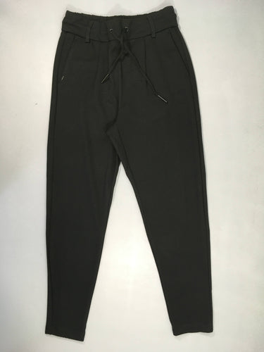 Etat neuf-Pantalon souple chino noir taille élastique 30, moins cher chez Petit Kiwi