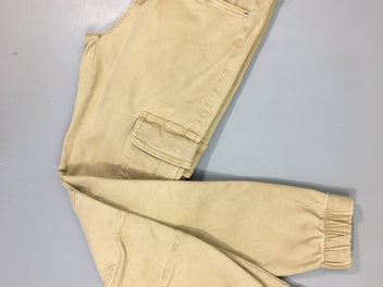 Etat neuf-Pantalon cargo beige 36-32