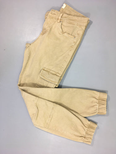 Etat neuf-Pantalon cargo beige 36-32, moins cher chez Petit Kiwi