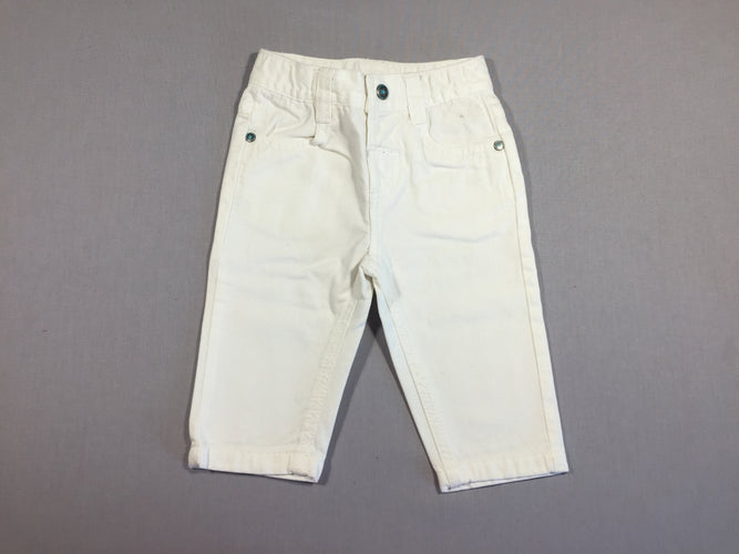 Pantalon blanc, moins cher chez Petit Kiwi