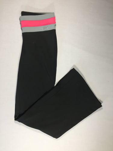 Old Navy - Pantalon de sport noir - taille haute - jambes larges dans le bas - S, moins cher chez Petit Kiwi