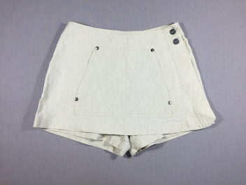 Quicksilver - Short/jupe lin beige (taille 1)