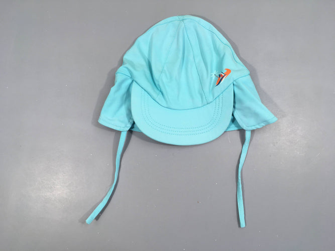 Chapeau turquoise de soleil 43cm, moins cher chez Petit Kiwi