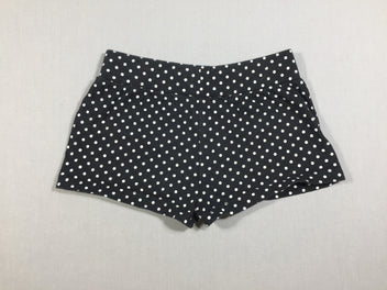 Hello Kitty - Short noir - points blancs - 2 poches