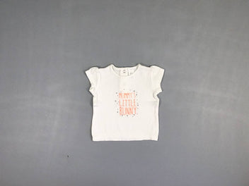 T-shirt m.c blanc mummy's little