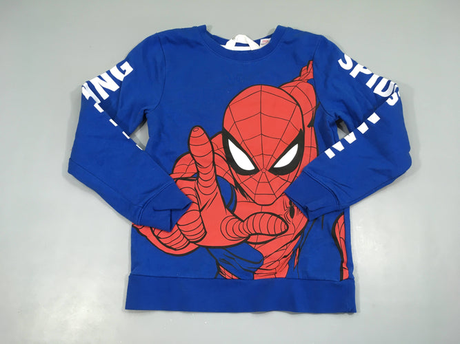 Sweat bleu Spiderman, moins cher chez Petit Kiwi